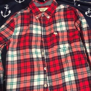 Boys flannel button down